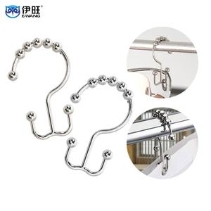 Ganchos para Cortinas de Ducha de Doble Cara Personalizados para Baño, para Cortinas de Sala de Estar - Product Image 1