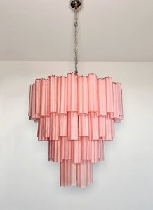 Xu Hướng Mới Pháp Thiết Kế Màu Hồng Thủy Tinh Nghệ Thuật Đèn Chùm Chiếu Sáng Treo Đèn Treo Đèn Đèn Đèn - Product Image 2