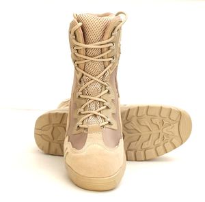 Botas de combate TSB11 de cuero completo para caza, botas tácticas Oxford 1680D, botas de caza tipo araña, parte superior de gamuza y nailon transpirable para desierto. - Product Image 2