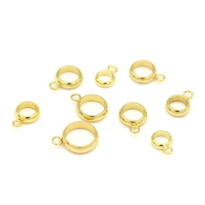 Stainless Steel Positioning Beads With Pendant <b>Ring</b> Round Shape For DIY Jewelry Making Accessories 8mm 10mm 12mm 14mm 16mm - Product Image 2