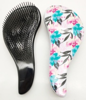 Peigne de Massage de soins capillaires en forme de S, brosse à cheveux démêlante en plastique OEM populaire