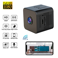 Mini Cámara inteligente X1 1080P cámara inalámbrica WIFI detección de movimiento seguridad en el hogar pequeña cámara de red de visión nocturna