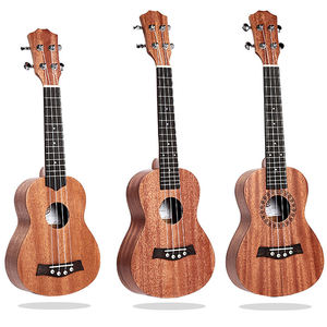 Concierto de madera de caoba, instrumento chino de tilo, Tenor, 23, 24 y 26 pulgadas, Ukelele - Product Image 5