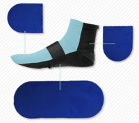 Les chaussettes de refroidissement en gel golid pour les pieds chauds peuvent être utilisées dans le traitement de la neuropathie pour réduire les symptômes de picotement