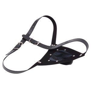 Ropa Interior de Castidad de Cuero para Hombre, Negra, Desmontable, Juguete SM de Bondage con Diseño de Nido de Pájaro, Estimulación para Adultos, Dominación Apasionada - Product Image 4
