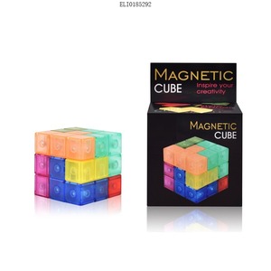 Jouet de <span class=keywords><strong>puzzle</strong></span> en cube magnétique <span class=keywords><strong>3D</strong></span>, jouet créatif de décompression, jouet éducatif pour enfants, apprentissage éducatif, soulagement du stress, <span class=keywords><strong>puzzle</strong></span> éducatif - Product Image 3