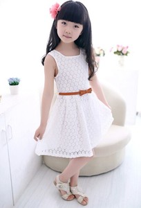 Venta al por Mayor de los Últimos Diseños de Vestidos para Niñas, Vestido Infantil con Flores y Fotos - Product Image 4