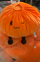 Peluche Kawaii en forme de boulette vapeur avec jambes brodées, coussin doux en forme de nourriture, coussin de canapé dessin animé, anti-stress, cadeau d'anniversaire pour enfants