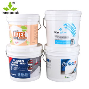 Capacité de 1L à 30L Seau de 15L 18L 20L 25L 28L 30L Seau de tambour en <span class=keywords><strong>plastique</strong></span> PP avec impression couleur OEM avec couvercle - Product Image 2