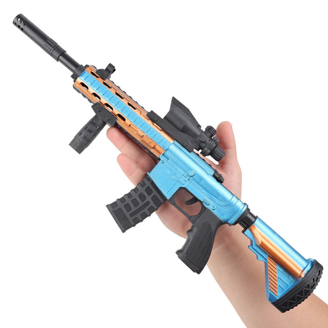 Children's Soft Bullet Gun Toy Gun AWM Block 98K Eat Chicken Same Model M416 Assault Rifle