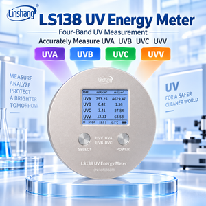Medidor de Energía UV de Cuatro Canales Linshang LS138 para Monitoreo de Intensidad de Energía y Temperatura de UVA, UVB, UVC y UVV - Product Image 1