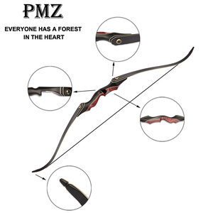 PMZ tiro con l'arco 60 ''Takedown ricurve arco Kit attrezzatura tiro con l'arco pratica di caccia all'aperto arco e freccia - Product Image 5