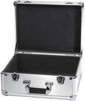 Boîte de rangement en aluminium noir argenté personnalisable de haute qualité, valise rigide, petite boîte de transport en aluminium portable