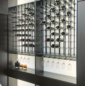 Wine bar armadi formato su misura in legno <span class=keywords><strong>di</strong></span> faggio mensola <span class=keywords><strong>di</strong></span> visualizzazione refrigeratore <span class=keywords><strong>di</strong></span> <span class=keywords><strong>vino</strong></span> armadio casa soggiorno <span class=keywords><strong>vino</strong></span> refrigeratore cantina <span class=keywords><strong>di</strong></span> stoccaggio - Product Image 2