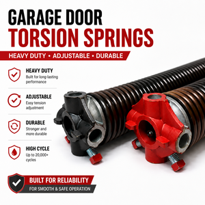 Ressort de porte de garage robuste et réglable, kit de ressorts de torsion durables pour porte de garage résidentielle - Product Image 1
