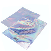 Sac refermable en aluminium anti-odeur, réutilisable, à trois soudures latérales, avec impression sérigraphique PVC, recyclable, qualité alimentaire, certifié ISO9001