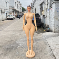 Mannequin Femme Grand Buste Grandes Tailles Mannequin Brésilien Courbé BBL de Guangzhou, Corps Entier en Plastique Couleur Chair avec Tête