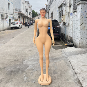 Mannequin Femme Grand Buste Grandes Tailles Mannequin Brésilien Courbé BBL de Guangzhou, Corps Entier en Plastique Couleur Chair avec Tête - Product Image 3