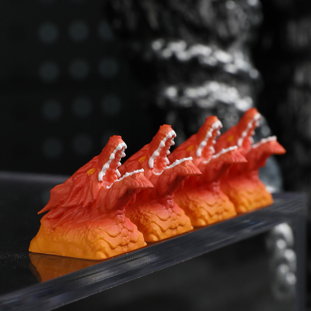 Aflion 3D Printed Dragon Resin Handmade Artisan Esc Replacement Cartoon Customization Keycaps Mechanical Keyboard Gaming Retro