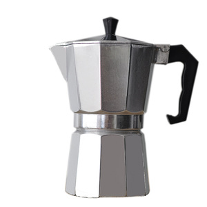 Classic Stove Espresso y cafetera, Moka Pot para elaboración de café italiano y <span class=keywords><strong>cubano</strong></span>, 6 tazas Espresso plateadas - Product Image 3
