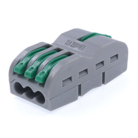 Connecteur de câble à levier réutilisable 32A, bornier à raccordement rapide pour fils 28-12AWG avec contacts en alliage de cuivre