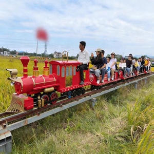 Train électrique miniature pour enfants, train de <span class=keywords><strong>parc</strong></span> d'attractions, manèges de <span class=keywords><strong>parc</strong></span> d'attractions, excellent train électrique sur rail à vendre - Product Image 5