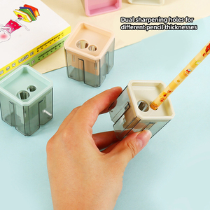 <span class=keywords><strong>Taille</strong></span>-<span class=keywords><strong>crayon</strong></span> Macaron rose <span class=keywords><strong>taille</strong></span>-<span class=keywords><strong>crayon</strong></span> à double trou en plastique pour <span class=keywords><strong>crayon</strong></span> de dessin animé - Product Image 5