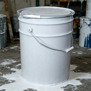 Ink/paint containers Factory direct sales Tinplate <b>material</b> 20L metal bucket with lid - Product Image 5