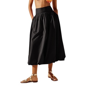 Women's <b>Mini</b> <b>Bubble</b> Skirt Natural Waist Denim Eco-Friendly Breathable Casual A-Line Summer Elastic Shorts - Product Image 5
