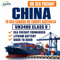 Agent maritime DDP, transitaire maritime Chine, États-Unis, Canada, Royaume-Uni, Europe, Australie, livraison porte-à-porte Amazon FBA, batterie, scooter, UN3480