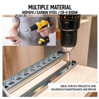 Naipu Vente Chaude 246 Pièces Jeu de Forets Combinés Cobalt HSS avec Mallette en Plastique pour Métal Bois Maçonnerie