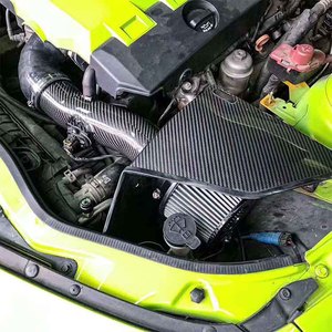 Khô sợi carbon xe mui xe lạnh airintak lọc ống Hộp kit hệ thống cho Chevy Chevrolet <span class=keywords><strong>Camaro</strong></span> lượng không khí lfx 3.6L 2012-2015 V6 - Product Image 4