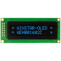 عرض خاص: شاشة عرض أحرف Winstar OLED WEH001602C باللون الأصفر، 16*2، 162 LCM COB SPI OLED 1602، لوحة 16x2، وحدة شاشة LCD للأحرف