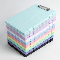 Vente en gros A4 pince à limer les soins infirmiers boîte à fichiers en plastique presse-papiers avec clip de rangement boîte à fichiers organisateur dossier porte-revues