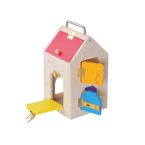 Bestseller Holz materialien Montessori Lock und Key House Toy Set - Product Image 2