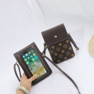 2021 Mới Universal PU Leather Túi Điện Thoại Có Thể Chạm Vào Màn Hình Lớn Ví Nữ Túi Đeo Chéo Điện Thoại - Product Image 5