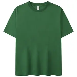 Tùy Chỉnh Riêng Logo 230gsm Quá Khổ Phong Cách Đường Phố Mặc Màn Hình In Quan Hệ Nhân Quả Quần Áo Mềm Mại Cảm Thấy 100% Cotton Người Đàn Ông Của T-Shirts