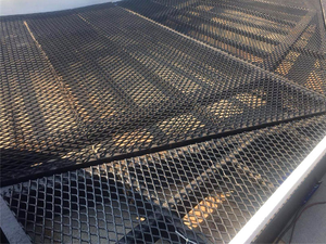<span class=keywords><strong>Grille</strong></span> métallique <span class=keywords><strong>perforée</strong></span> expansée robuste en <span class=keywords><strong>acier</strong></span> pour filtres avec services de découpe et de soudage – Approvisionnement direct usine - Product Image 2