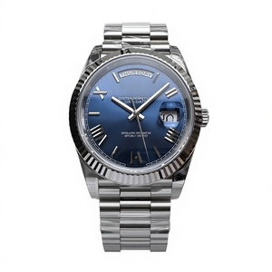 high top quality luminous watch Waterproof VS Factory 40mm 904L Steel 3235 Movement Roman blue Diver watch - Product Image 1