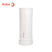 Sac filtrant en membrane PTFE laminée de précision pour le nettoyage des gaz de combustion, sac filtrant à poussière en membrane PTFE haute température