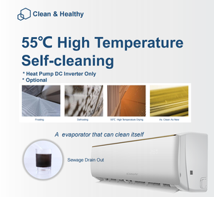 <span class=keywords><strong>Climatiseur</strong></span> mural ICLIMA Mini Split DC 9000-24000 BTU avec support français pour usage domestique et hôtelier, contrôlable par application - Product Image 6