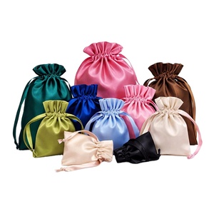 Bolsas de Satén Personalizadas con Cordón para Joyería, Cosméticos, Recuerdos de Fiesta, Pequeños Negocios - Product Image 1