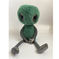 Couverture en peluche Alien de l'espace série limitée JC Korea, en peluche courte, taille 0-20 cm pour enfants et adultes