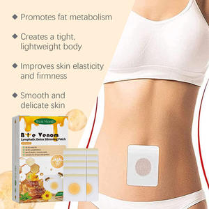 10 Patchs de perte de poids à base de lymphe d'abeille - Crème améliorant la perte de poids - Patch minceur anti-stress - Soins des pieds - Product Image 6