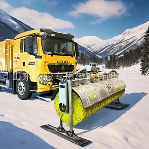 Rodillo Quitanieves con Cepillo Rodante Automático, Rodillo Quitanieves Montado en Vehículo para la Limpieza de Nieve en Carreteras - Product Image 3