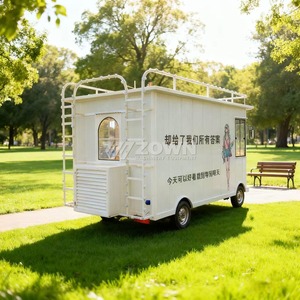 ZOWN Customized Electric Traction Drive Mobile Street Food Trailer Customizable Color Size Equipment 2-Year Warranty Outdoor - Product Image 4