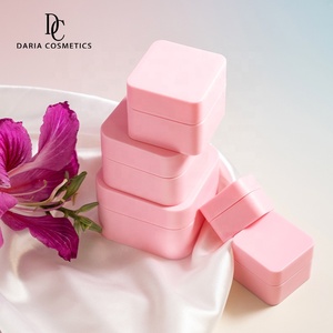 Venta al por Mayor de Tarros Cosméticos de Plástico Cuadrados de 5/10/<span class=keywords><strong>20</strong></span>/30/50G, Tarros de Plástico Rosa de Pared Simple para Cosméticos - Product Image 4