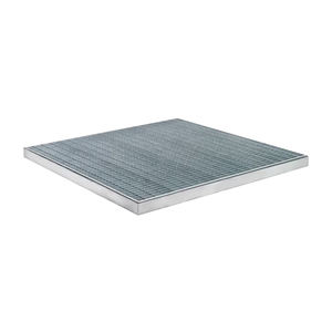 Plate-forme de confinement pour allée en acier galvanisé Carvel 1020x1020mm, capacité de 45 litres - Product Image 1