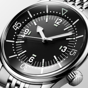 Reloj mecánico automático para hombre, pulsera de acero inoxidable de estilo deportivo, marcadores luminosos, reloj de pulsera con bisel giratorio Longinesing - Product Image 2