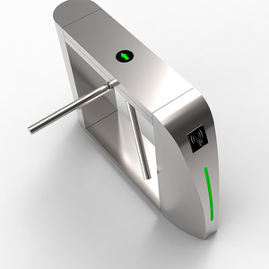 Cổng an ninh hoàn toàn tự động 304 thép không gỉ Nhận dạng khuôn mặt mã QR Hệ thống kiểm soát truy cập Chân máy quay cho ngoài trời - Product Image 1